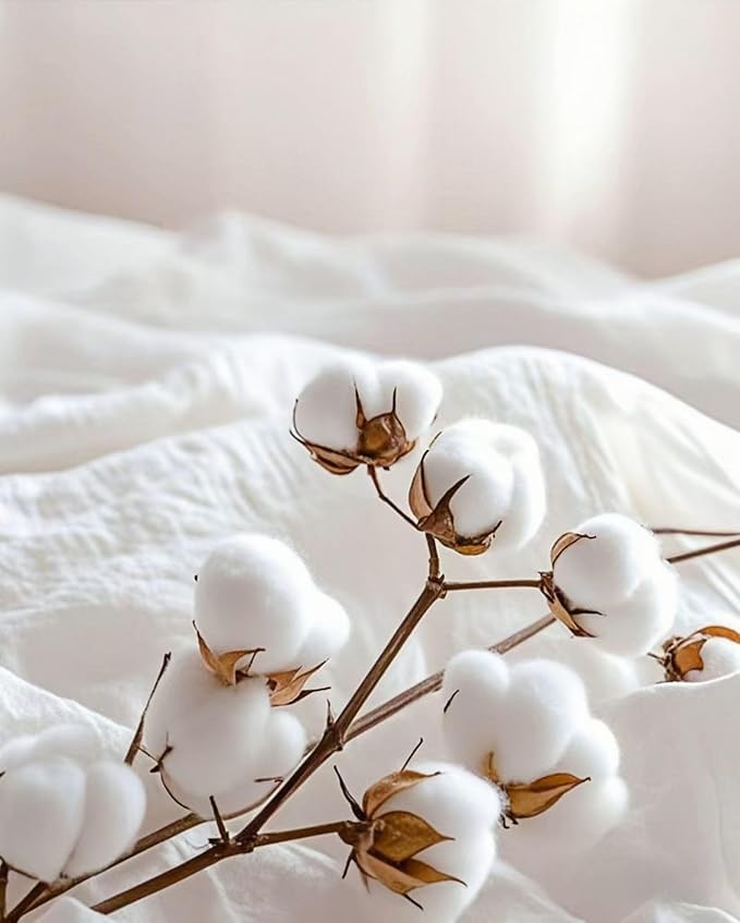 Flat Sheet Queen Size, Soft 300 Thread Count 100% Cotton Sheet, Cooling & - Image 5