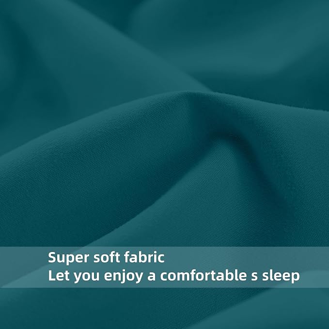 HBHLFZ Full Fitted Sheet Only, Soft Breathable Bottom Sheet - Image 4