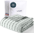 YnM Cooling Weighted Blanket for Adults, 12lbs Heavy Bed Throw Comforter by YNM