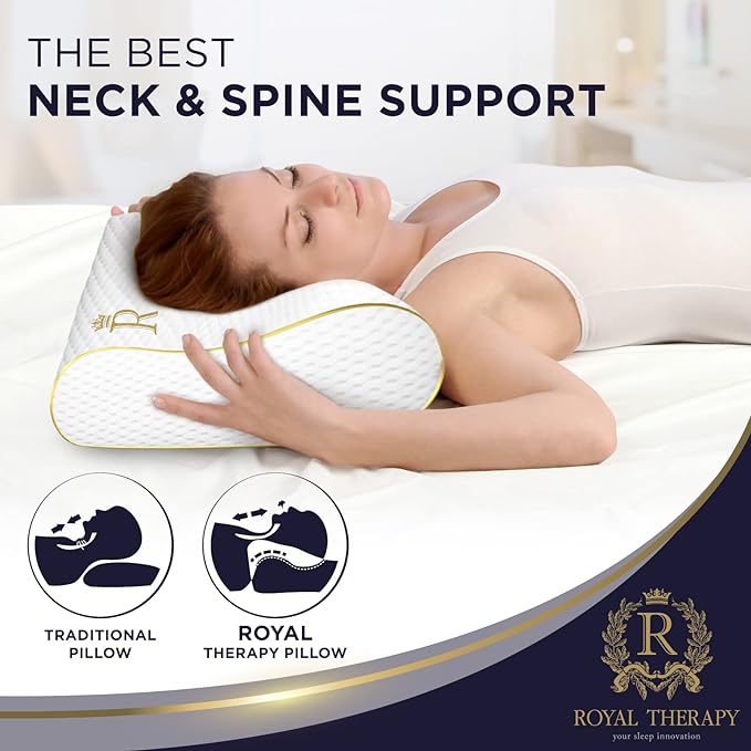 4-Layer Queen, Contour Pillow, Side Sleeper, Orthopedic, Neck Support, Pillow - Image 7