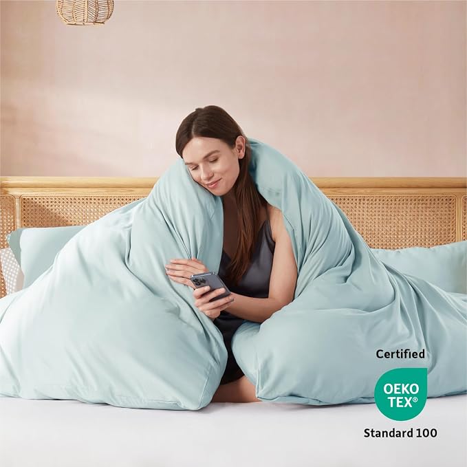 Nestl Light Blue Duvet Cover Full Size - Image 3