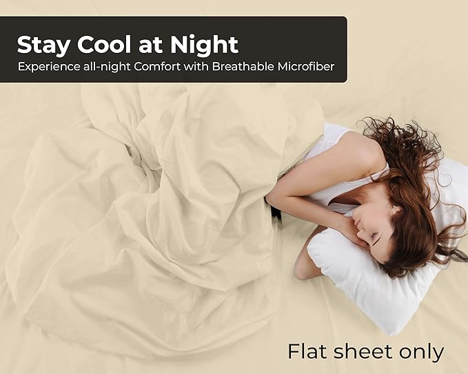 Royale Linens Full Flat Sheet - Image 3