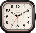 Tinload 4.3" Vintage Retro Analog Alarm Clock, Super Silent Non Ticking Clock by Tinload