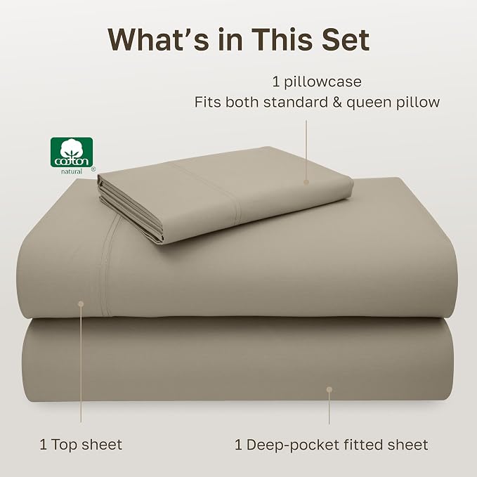 California Design Den Twin Sheet Set - Image 4