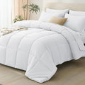 CozyLux Queen Comforter Set White by CozyLux