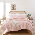 ROSGONIA Oversized King Comforter Blush by ROSGONIA
