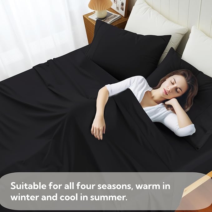 Cotton Flat Sheets Only, 600 TC 100% Cotton Flat Sheet Top Sheet Only, Full - Image 7
