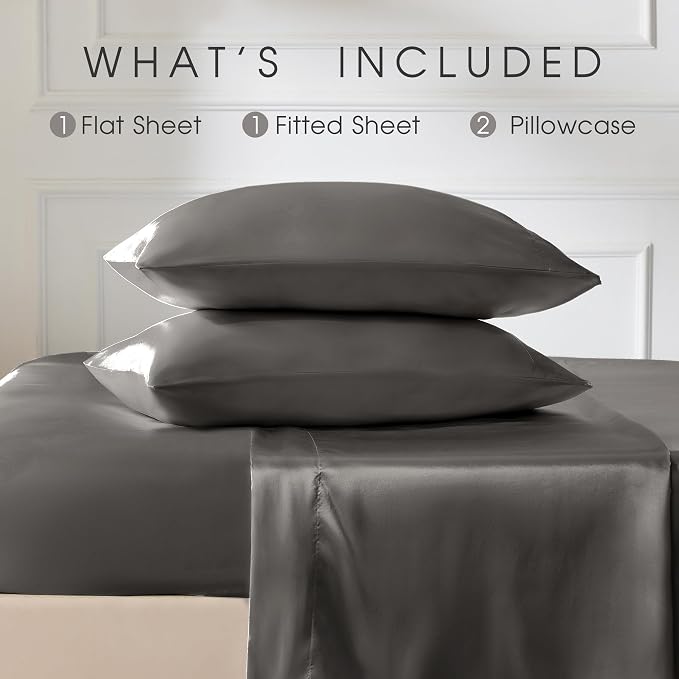 FreshCulture Satin Sheets King Size - Image 3