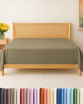 Twin XL Size Flat Sheet by CGKUnlimited