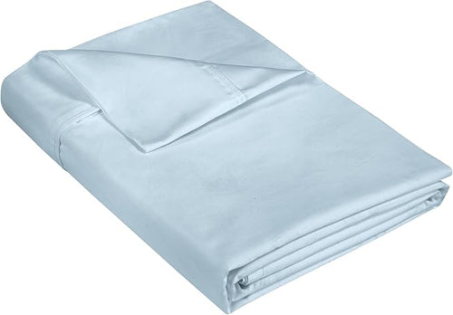 400 Thread Count 100% American Grown Cotton Flat Sheet by ROYALELINENS