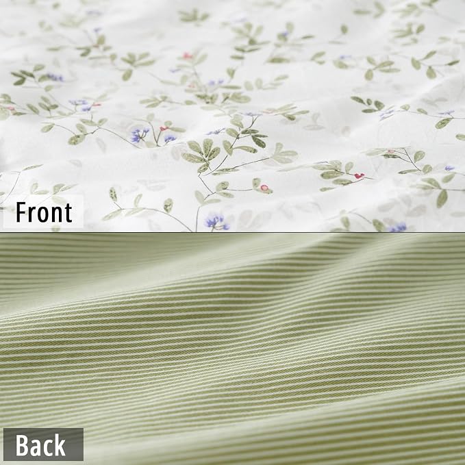 LEMIROE Botanical Cotton Comforter King Size - Image 4