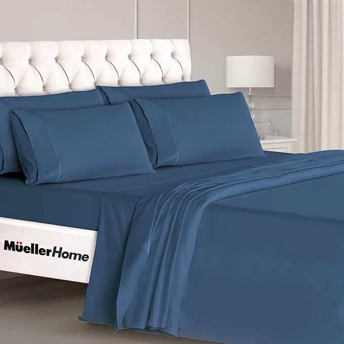 Mueller Luxury 6 Piece Queen Sheet Set - Image 9