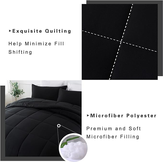 DOWNCOOL California King Comforter Set -All Season Bedding Comforters Sets - Image 4