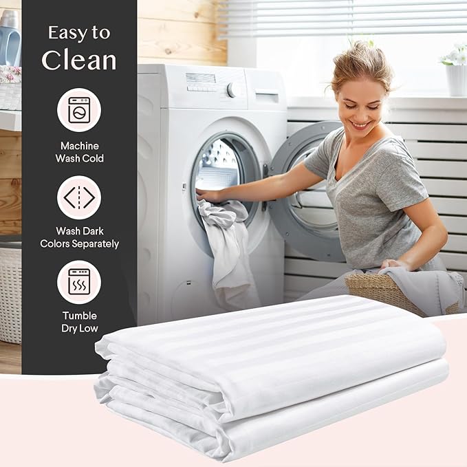 FAUNNA 600TC 100% Cotton Pillow Protectors, Toddler Size, 2 Pack, Oeko-TEX - Image 5