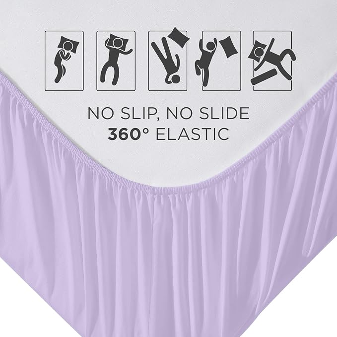 Royale Linens Fitted Sheet Twin XL - Image 5