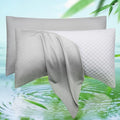Cooling Crescent Side Sleeper Pillow Cases King Size Set of 2 by ELIBABA
