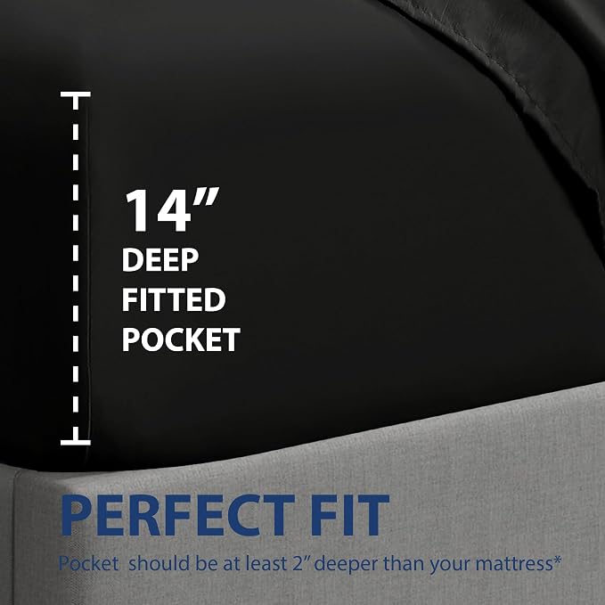 Cathay Home King Fitted Sheet - Image 3