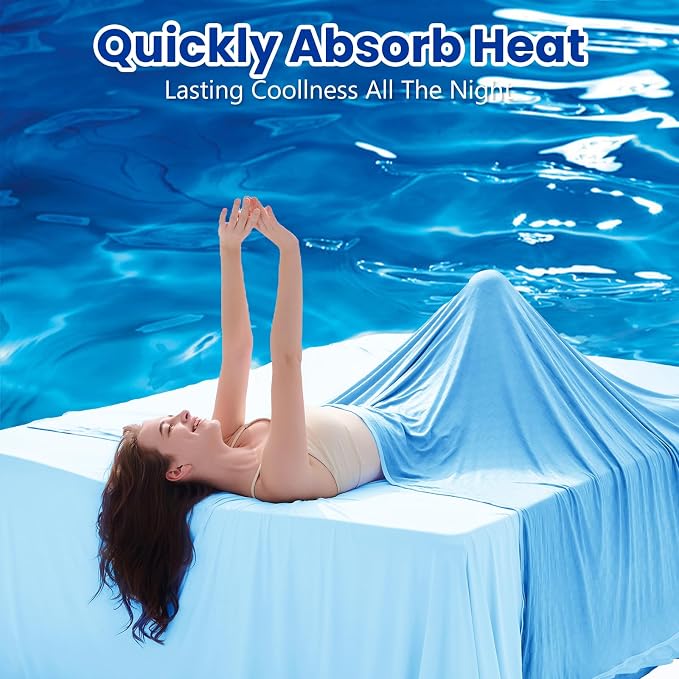Topcee Cooling Blanket Throw- 50"x60" Summer Cooling Throw Blanket - Image 2