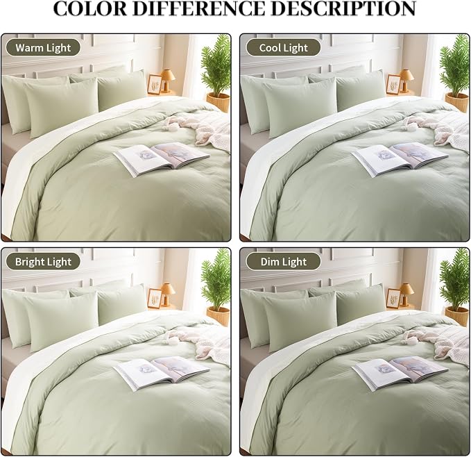 NEXHOME PRO Queen Duvet Cover Set – 100% Certified Organic Cotton - Image 4