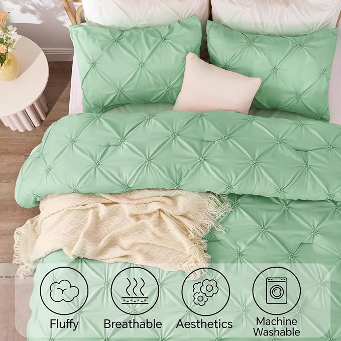 BEDELITE Sage Green Twin Comforter Set - Image 5