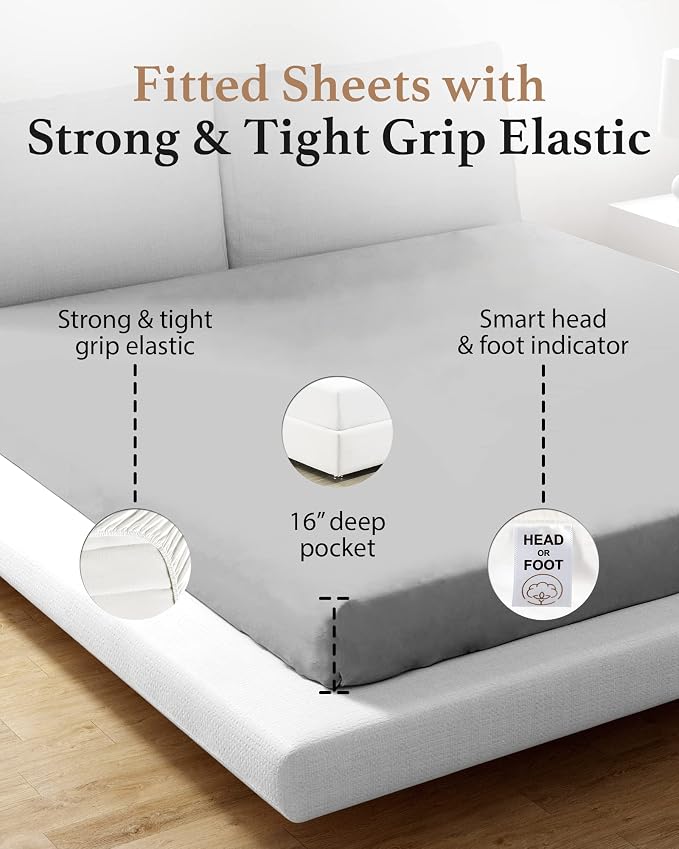 Good Sleep Bedding XL Twin Fitted Sheet - Image 4