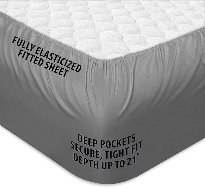 COONP California King Mattress Topper, Extra Thick Pillowtop, Cooling Plush - Image 4