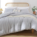 ROSGONIA Gray Comforter Set Queen by ROSGONIA