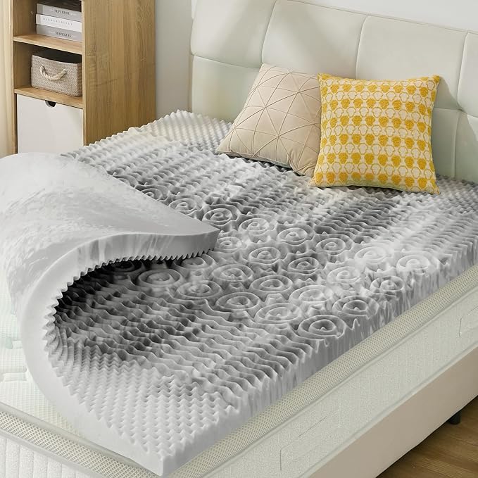 SINWEEK Mattress Topper Memory Foam Mattress Topper 2 Inch Queen Soft Mattress by SINWEEK
