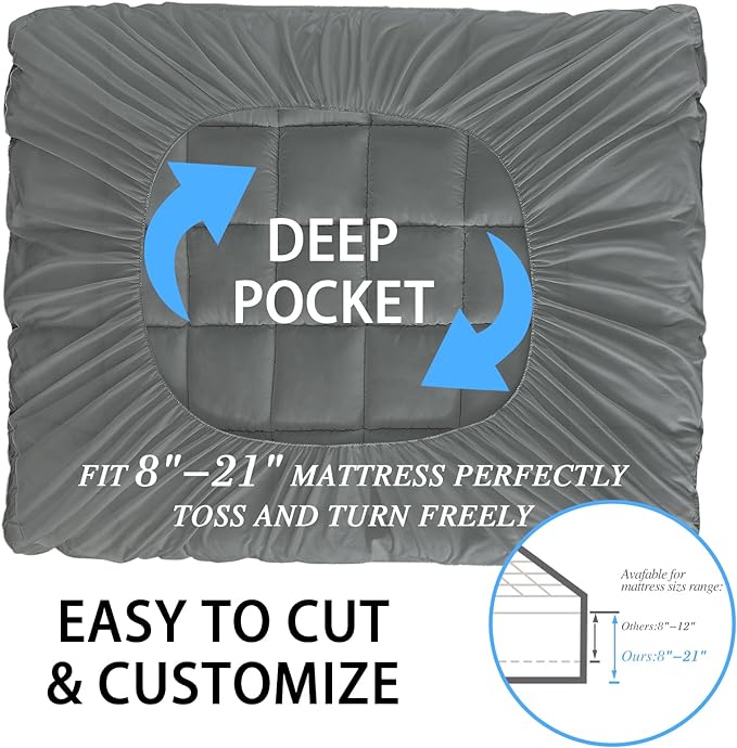 CYMULA Mattress Topper Twin Size - Image 6