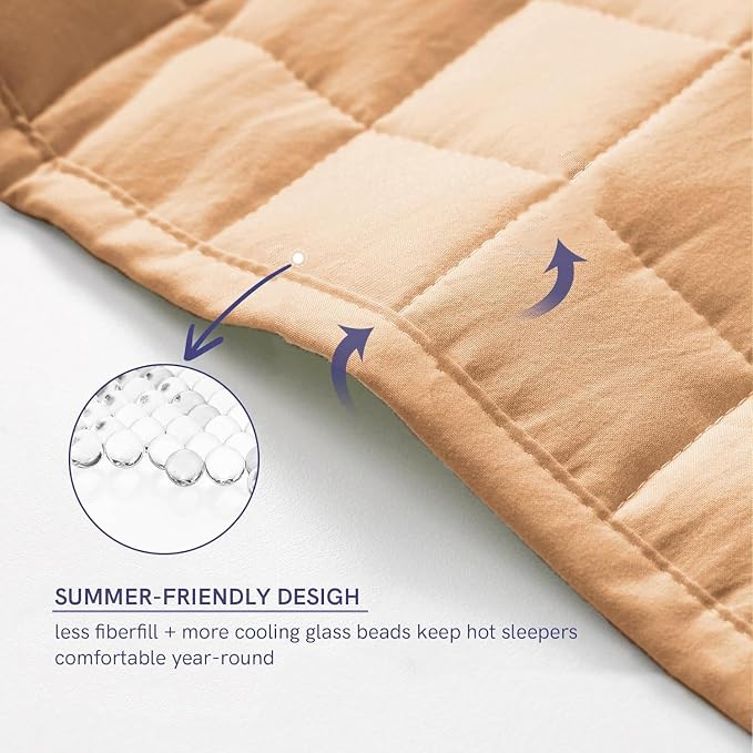 YnM 15lbs Weighted Blanket for Adults, Heavy Bed Throw Blanket - Image 4