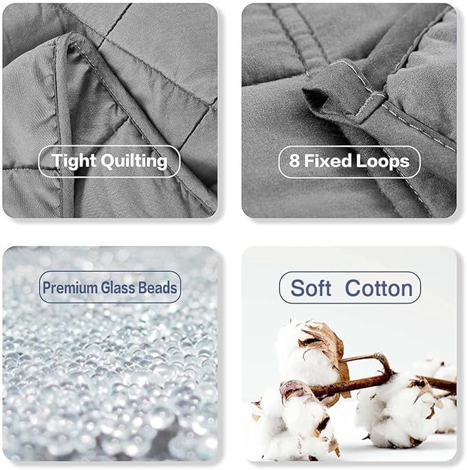 RJOP Weighted Blanket 10lbs 48"x72" Full Size - Image 4