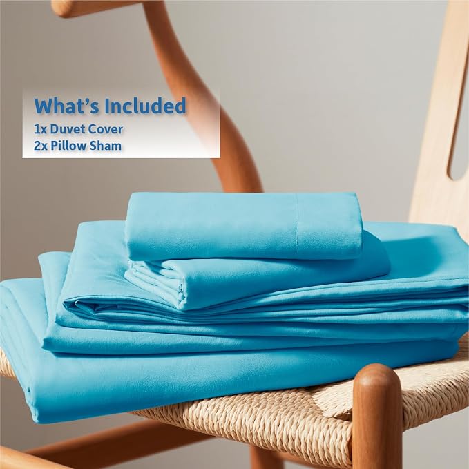 Nestl Bright Blue Duvet Cover Full Size - Image 9