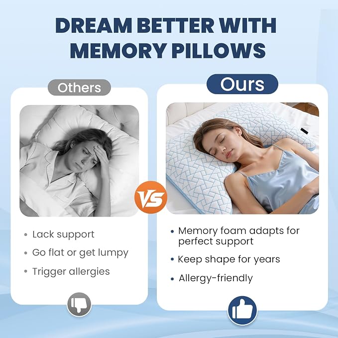 A-Pce Adjustable Pillow, King Size Bed Pillows - Image 8
