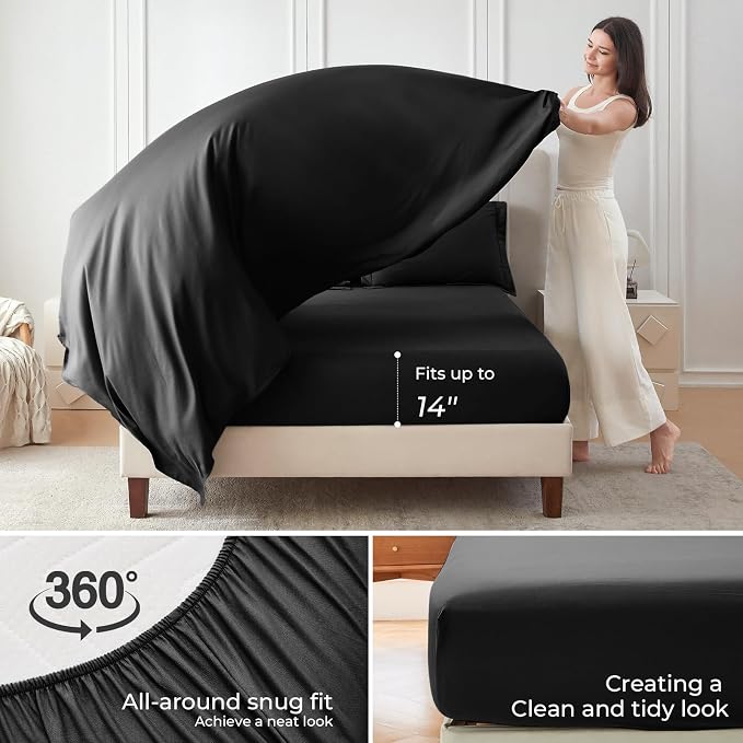 Sasttie Oversized King Comforter Set, 7 Pieces Reversible Bed in a Bag - Image 4
