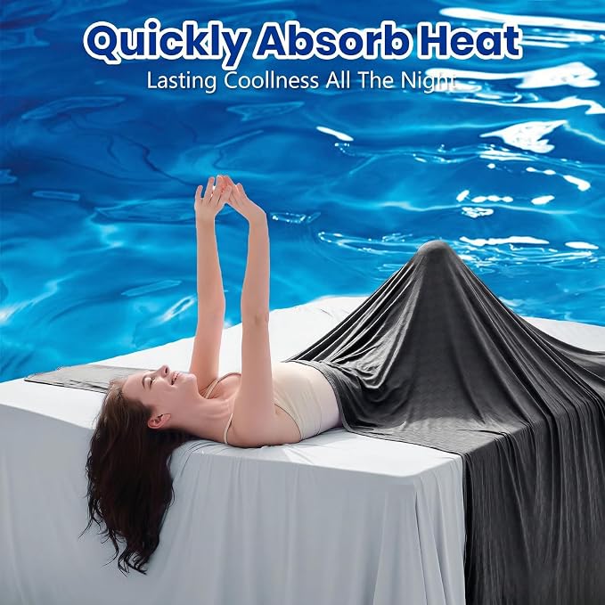 Topcee Cooling Blanket King Size- 90"x108" Summer Cooling Throw Blanket - Image 2