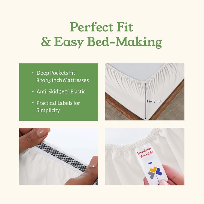 California Design Den Sheets Queen Size Bed Set - Image 5