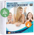 Utopia Bedding Mattress Protector Zippered Twin XL Size, 100% Waterproof Bed by UTOPIABEDDING