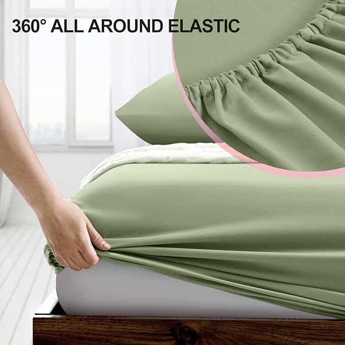 FreshCulture Twin XL Fitted Sheet Only 2 Pack - Image 3