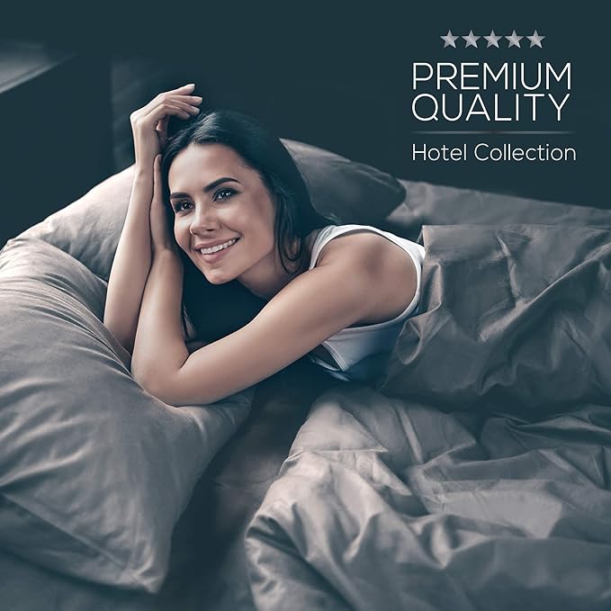 Mueller Luxury 6 PC Full Size Bed Sheets, Super Soft 1800, Deep Pocket up to - Image 8