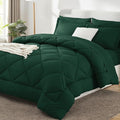 CozyLux Queen Comforter Set Emerald Green by CozyLux