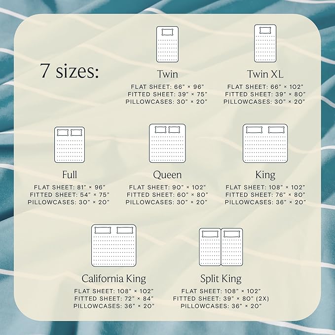 LuxClub 4 PC Queen Size Sheet Set Bed Sheets, Breathable Luxury, Deep Pockets - Image 7