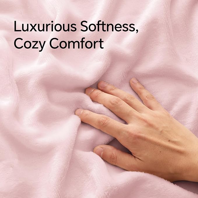BEDELITE Flannel Pillowcases Standard Set of 2, Super Soft Fleece Pillow Case - Image 4