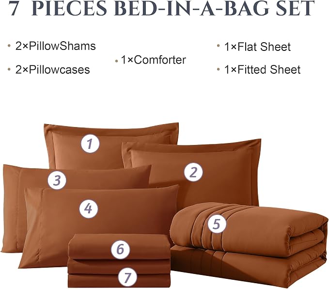 Monbix Queen Comforter Set - Image 8