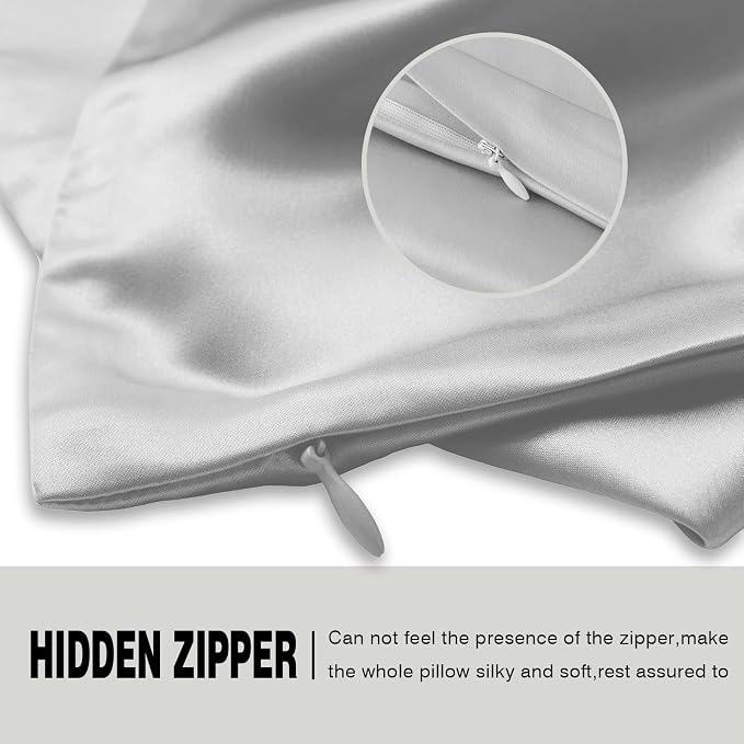 Mulberry Silk Pillowcase for Hair and Skin Standard Size 20"X 26" Pillow Case - Image 4