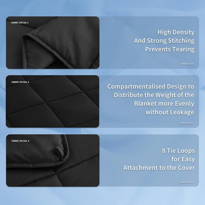 Topcee Weighted Blanket for Adults, Minky Dots Heavy Blanket for Woman - Image 7