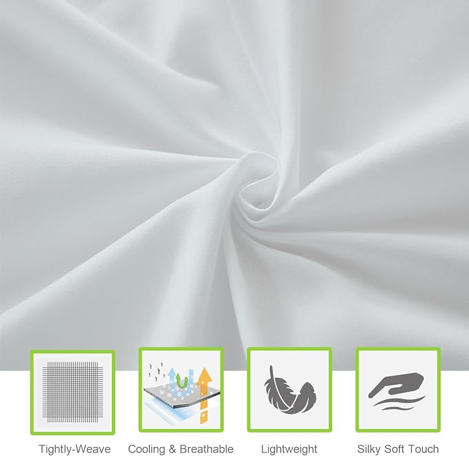 ILAVANDE King Size Sheets Set, Hotel Luxury Super Soft Microfiber Bed Sheets - Image 3