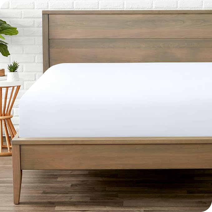 Bare Home Fitted Bottom Sheet Twin Size by BareHome