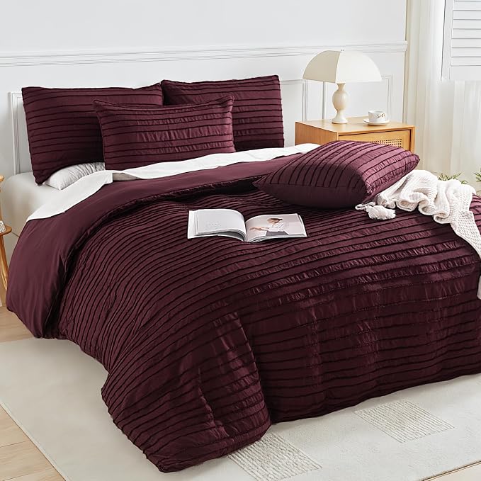 NEXHOME PRO Duvet Cover King, 3 Pieces Boho Tufted Duvet Cover Set, Soft and - Image 2