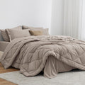 Love's cabin Full Comforter Set Burlwood, 7 Pieces Full Bed in a Bag, All by Lovescabin