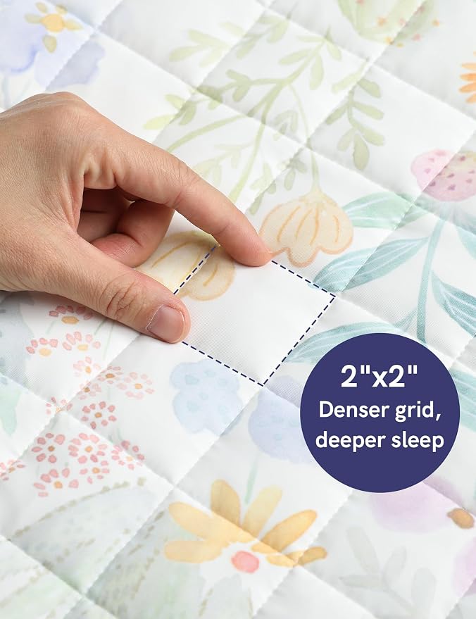 YnM 10lbs Weighted Blanket for Adults, Cooling Nylon/PE Heavy Bed Throw Blanket - Image 8